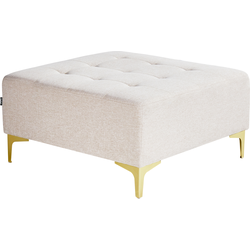 Beliani ABERDEEN - Ottomaan-Beige-Polyester