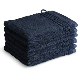 PHLOX Washandjes Set 16x21 cm - 6 stuks - 600 g/m2 Zacht Katoen - Supreme Collectie - Navy