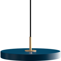 Asteria mini hanglamp petrol blue - met koordset - Ø31 cm