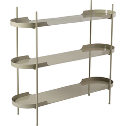 Rek met 3 afgeronde metalen planken L120 cm - BLAIR