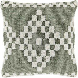Unique Living - Sierkussen Nore Tea Green -45x45cm