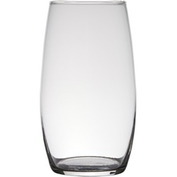 Bloemenvaas - glas - 25 x 14 cm - rond model- boeketvaas - 3 liter - Vazen