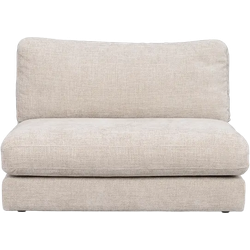 Duncan modulair bankelement lichtgrijs/beige - 112 cm