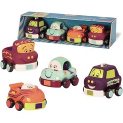 Simply B. Toys Wheeee-Is Soft car - set van 4 cars