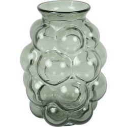 Countryfield Bloemenvaas Bubblegum Large - transparant glas - lichtgrijs - D21 x H30 cm - vaas - Vazen