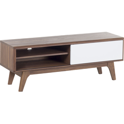 Beliani BUFFALO - TV-kast-Donkere houtkleur-MDF