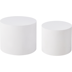 MANTI - Salontafel set - Wit - MDF