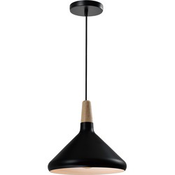 QUVIO Hanglamp rond zwart - QUV5133L-BLACK