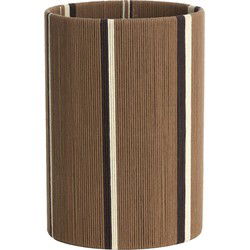 Lampenkap Medan - Donkerbruin - Ø25cm