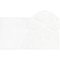 THATTA - Shaggy vloerkleed - Wit - 80 x 150 cm - Polyester