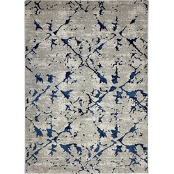 Flycarpets Vintage Vloerkleed - Joan - Voor binnen - Kleur: Blauw / Afmeting: 120x170 cm