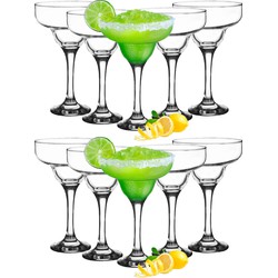 Glasmark Cocktail glazen - 12x - margarita - 300 ml - glas - Cocktailglazen