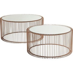 Kare Salontafel Wire Copper