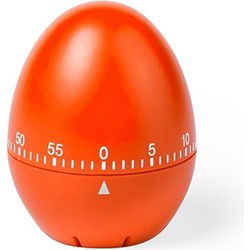 Kookwekker - ei - oranje - eierwekker - analoog - 8 cm - Kookwekkers