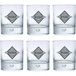 Durobor Whisky tumbler glazen - 6x - Disco serie - 290 ml - Whiskeyglazen