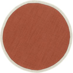 Kave Home - Prisca rond kussenstoel terracotta Ø 35 cm