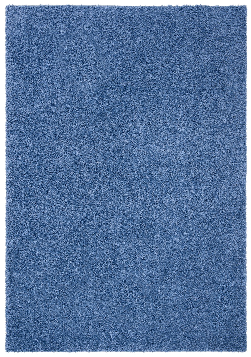 Safavieh Shaggy Indoor Woven Area Rug, Primo Shag Collection, PRM300, in Blue, 122 X 183 cm - 