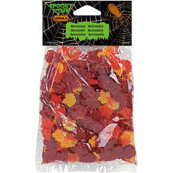 Loose maple leaves