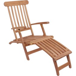 Arrecife Teak Deck Chair - Deck chair in teak.Â  AdjustableÂ  back with 4 positions.