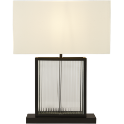 Tafellamp Square Metaal L:40cm Zwart