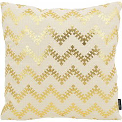 Sierkussen Lulu Gold / Natural | 45 x 45 cm | Katoen