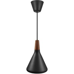 Hanglamp koper, opaal, wit, zwart of grijs conisch E27 180mm Ø