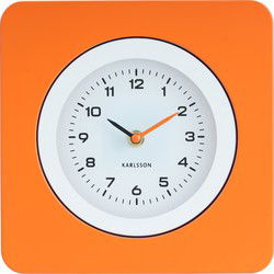 Karlsson - Wandklok New Vintage - Helderoranje- Ø22cm