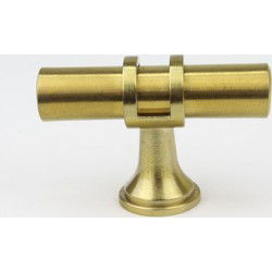 Deurknop Rosan - messing