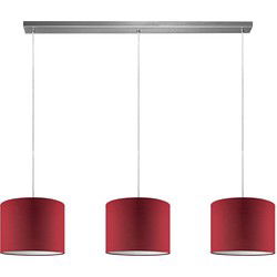 hanglamp beam 3 bling Ø 25 cm - rood