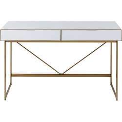 Kare Bureau Soran Gold 120x50cm