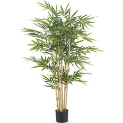 Greenmoods Bamboe - Bambusoideae - Nepplanten voor binnen - Kunstplant - 1 Stuk - 150cm - Groen