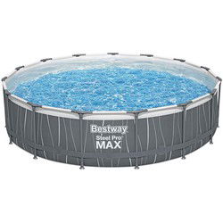 Bestway frame zwembad steel pro max set rond 457 cm met ledverlichting