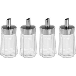 4x Suikerstrooier/suikerdispenser 14 cm - Suikerstrooiers