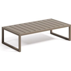 Kave Home - Comova salontafel voor buiten in groen aluminium 60 x 114 cm