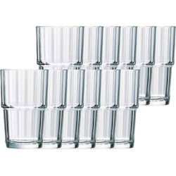 Arcoroc Longdrinkglazen Norvege - 12x stuks - glas - 270 ml - Drinkglazen