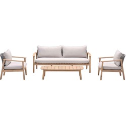 Garden Impressions Yucatan loungeset 4-delig - acacia