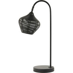 Light & Living - tafellamp - Alvaro - zwart - metaal - bureaulamp - E27 - 1863012