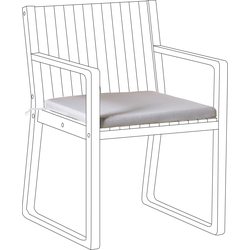 Beliani SASSARI PREMIUM - Zitkussen-Grijs-Polyester
