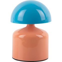 Leitmotiv - Tafellamp Funky Impetu LED - Peach orange & aqua blue