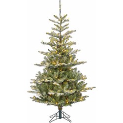 Black Box Trees Kunstkerstboom Celits - 97x97x155 cm - PVC - Bevroren Groen