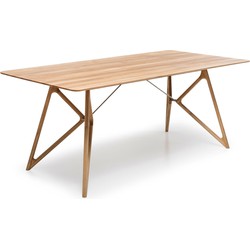 Tink Table - Houten eettafel - Houten tafelblad - Naturel - 200 x 90 cm