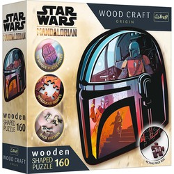 Trefl Trefl Trefl - Puzzels - 160 houten gevormde puzzels" - The Mandalorian / Lucasfilm Star Wars The Mandalorian FSC Mix 70%".