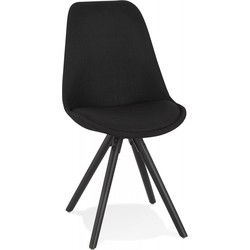 Moderne stoel HIPHOP 48x56x82 cm Zwart