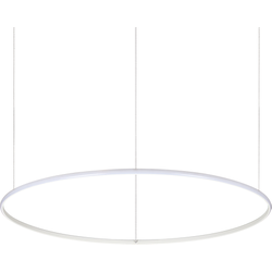Ideal Lux - Hulahoop - Hanglamp - Aluminium - LED - Wit
