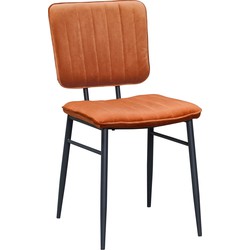 D - Brix - Eetkamerstoel Harvey Copper Velvet - Stof - 44x46x84