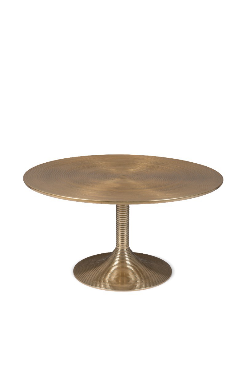 BOLD MONKEY Hypnotising Round Coffee Table Gold - 