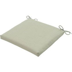 Zitje universeel 40x40 met rits Beige eco nature outdoor (4 stuks)