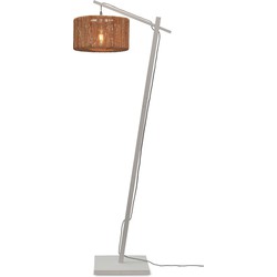 Vloerlamp Iguazu - Bamboe Wit/Jute - 57x31x150cm