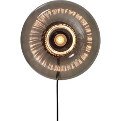 Wandlamp Brussels - Antraciet - Ø27cm