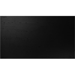 Tafelblad Roan melamine zwart 140 x 80 cm